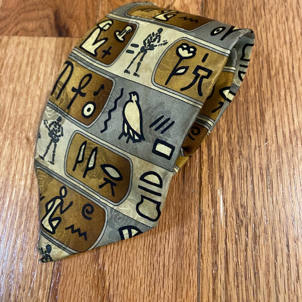 Grateful Dead Egypt 78 Multicolor  Silk USA 57" x 3.75"  Mens Neck Tie